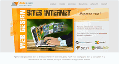 Desktop Screenshot of deltaflash.fr