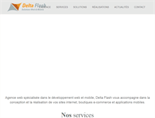 Tablet Screenshot of deltaflash.fr